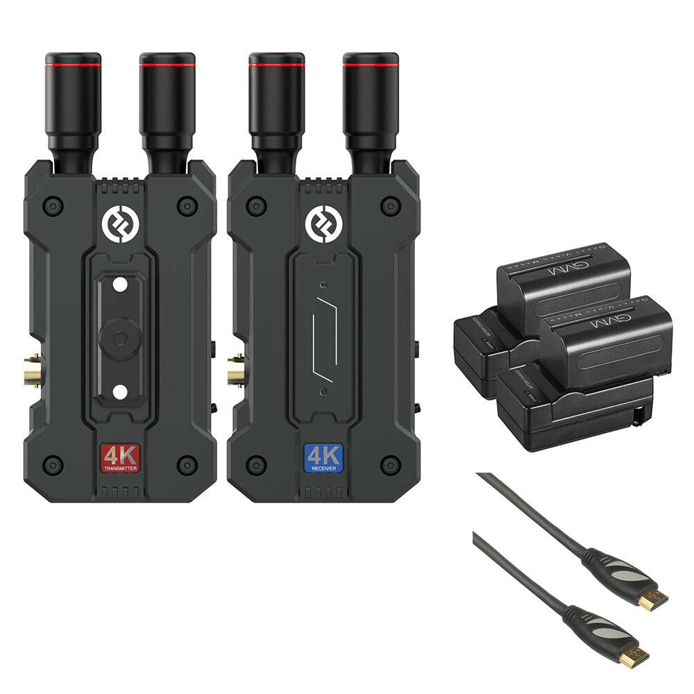 Hollyland Mars 4K Video Transmission System w/ Batteries & Chargers & Cable KIT