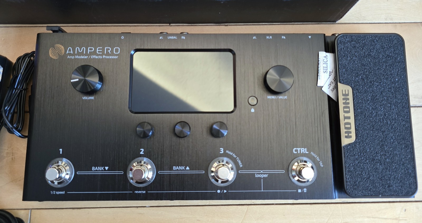 Hotone Ampero MP-100 Guitar Amp Modeler Pedal and Effects Processor Open Box