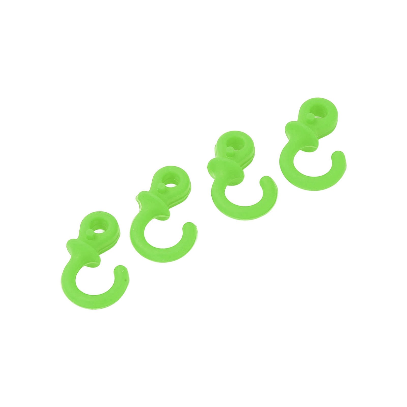 Green 4Pcs Archery Bow String Silencers Monkey Tail Compound Bow String WT