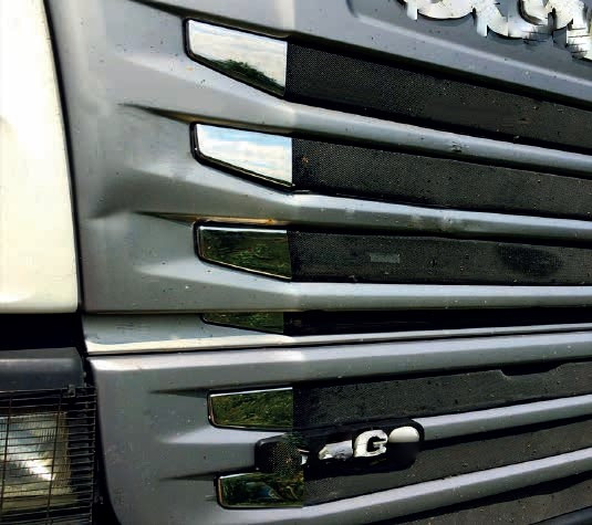 12 pcs Front Grill Corners Mirror Polished Stainless Steel 304 for Scania G420