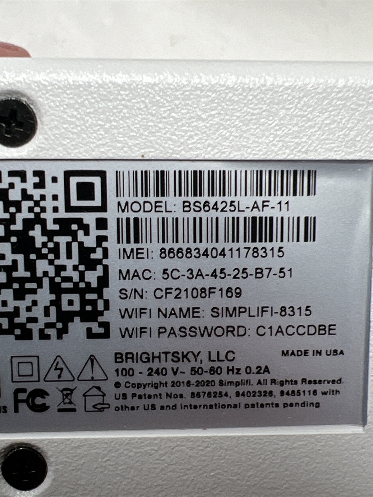 Simplifi LTE Smart Hub NEW OPEN BOX UNTESTED