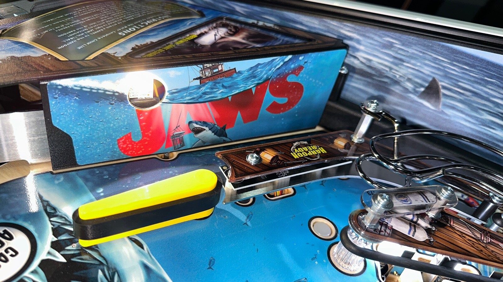 JAWS Pinball Mod Apron Wall DECAL (Sold as a Pair)