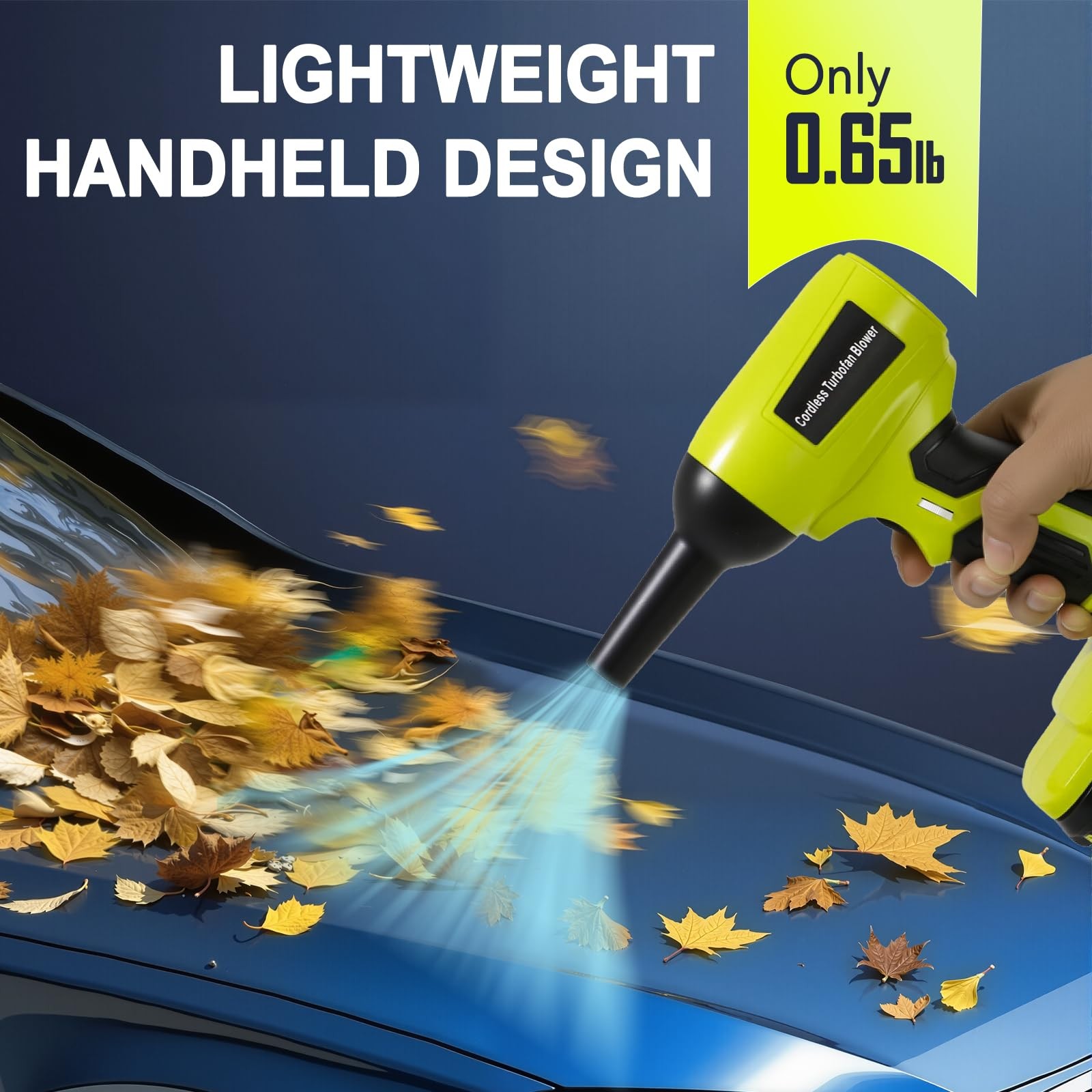2026 Brushless Leaf Blower Cordless for Ryobi 18V Battery, Lightweight Electr...