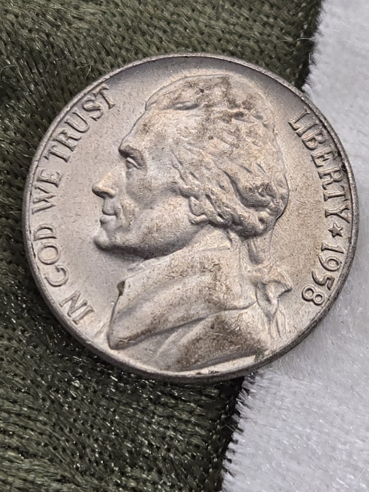1958-D Jefferson Nickel 5c