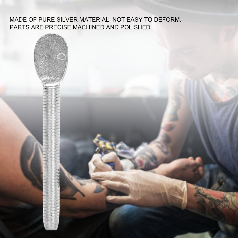 1 PC Pure Silver Contact Screw For Tattoo Machine Accessory Parts Popular