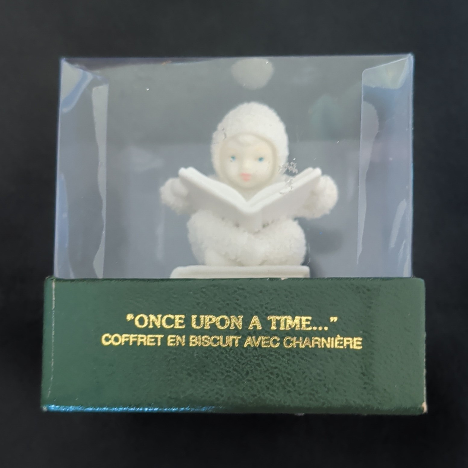 Department 56 Snowbabies Once Upon a Time Porcelain Hinged Angel Trinket Box
