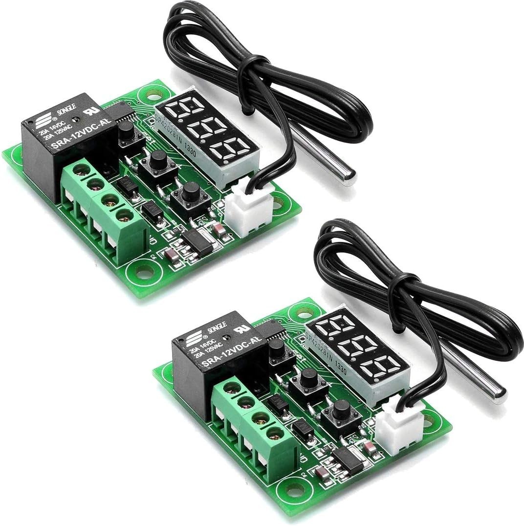 Precision Digital Temperature Control Module W1209 with 10A Relay for Durability