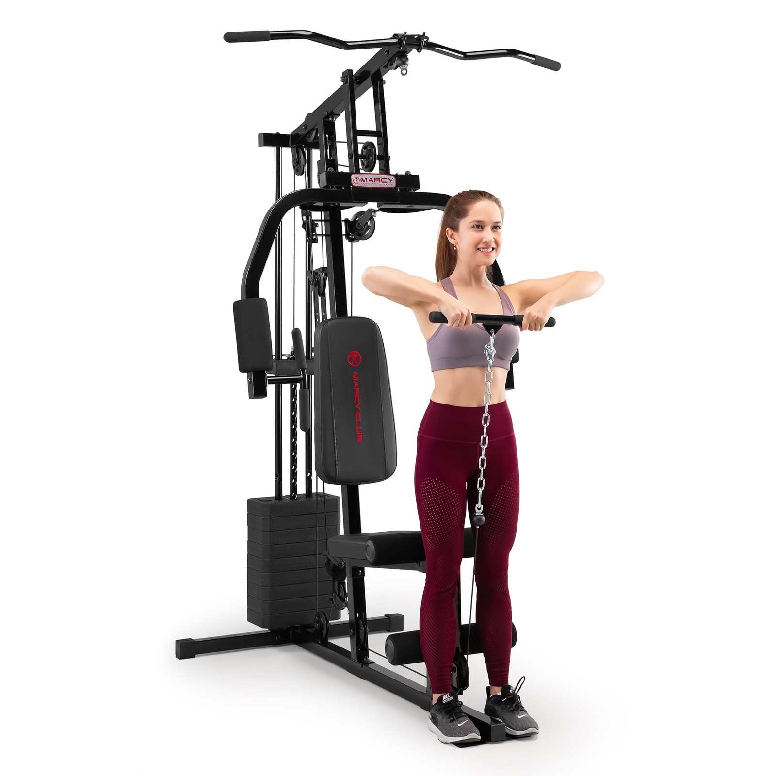 Multifunctional Home Gym Machine Weight Stack Full Body Pulley Workout
