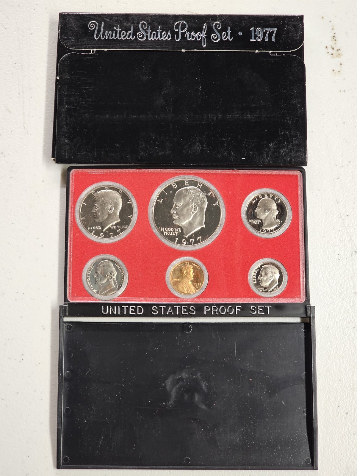 1977 US Proof Coin Set Uncirculated U.S. Mint San Francisco Original Packaging
