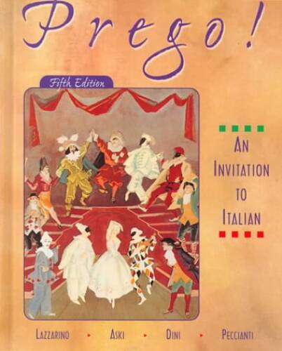 Prego!:   An Invitation to Italian - Hardcover By Graziana Lazzarino - GOOD