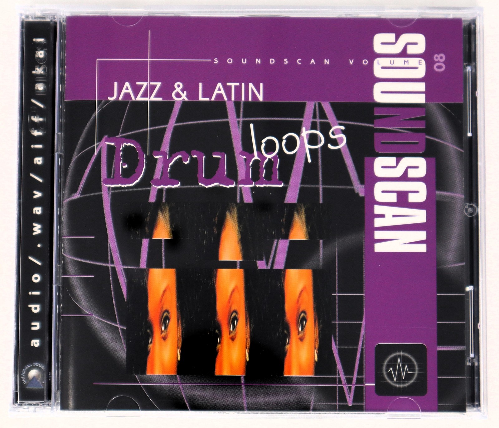 USB Soundscan 08 Jazz Latin Drumloops Akai  Sample/Sound Library/Sampling CD