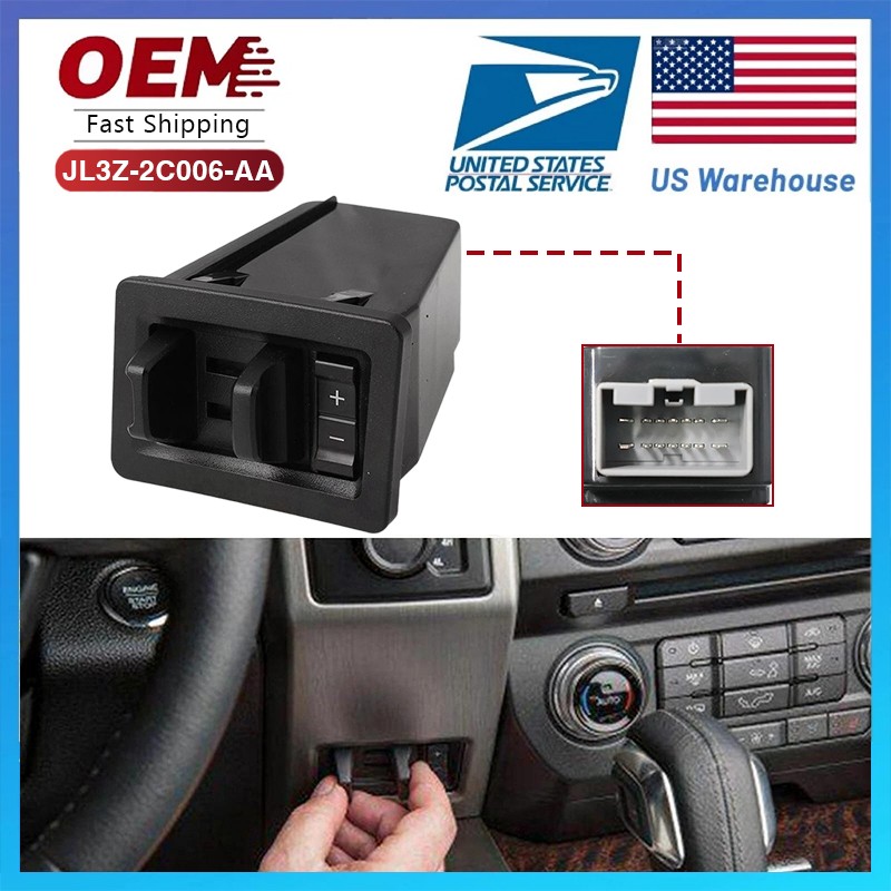 Trailer Brake Controller Module For 17-21 Ford Super Duty In-Dash JL3Z2C006AA