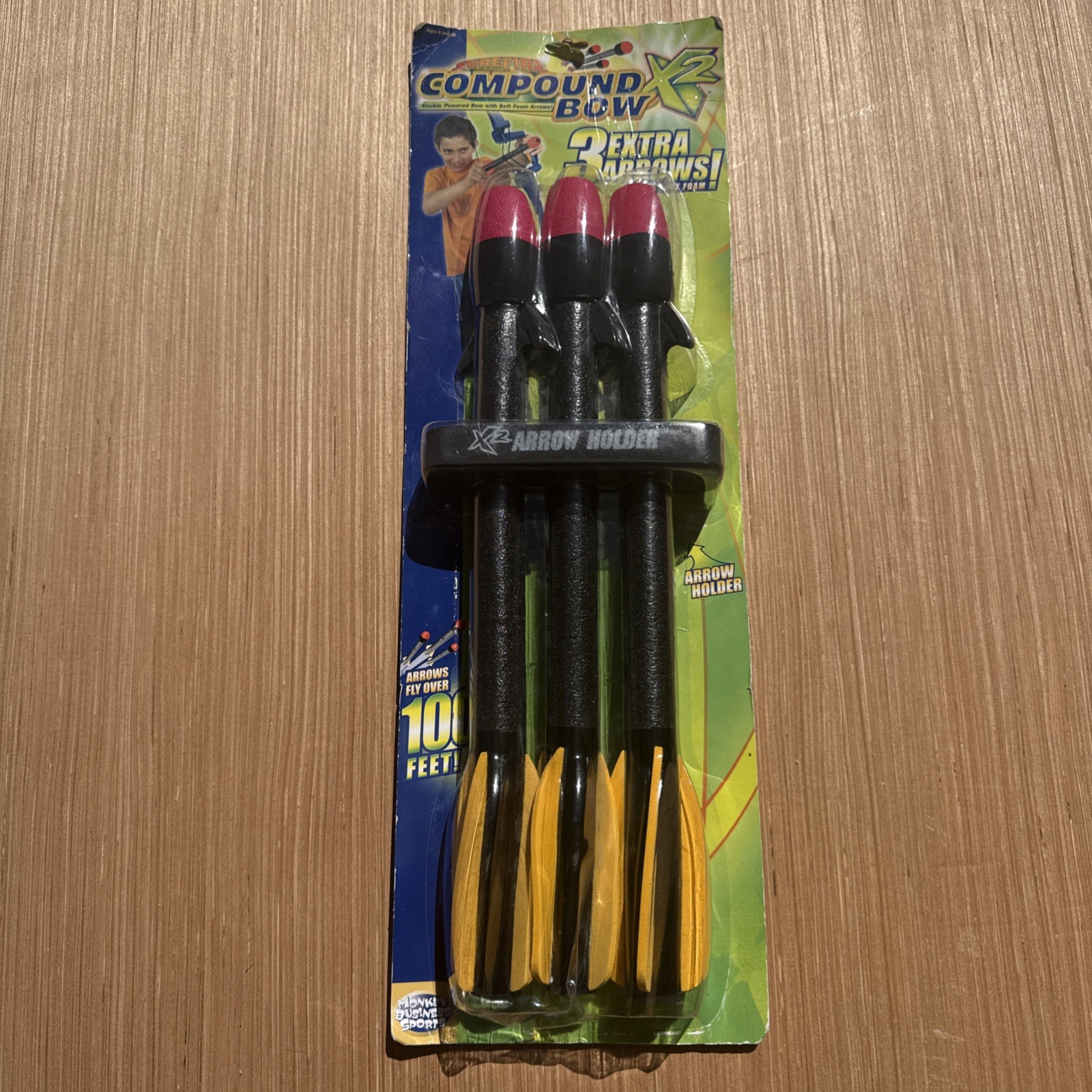 Y2K Monkey Business Sports Replacement of Compound Bow Arrows Foam + Holder New