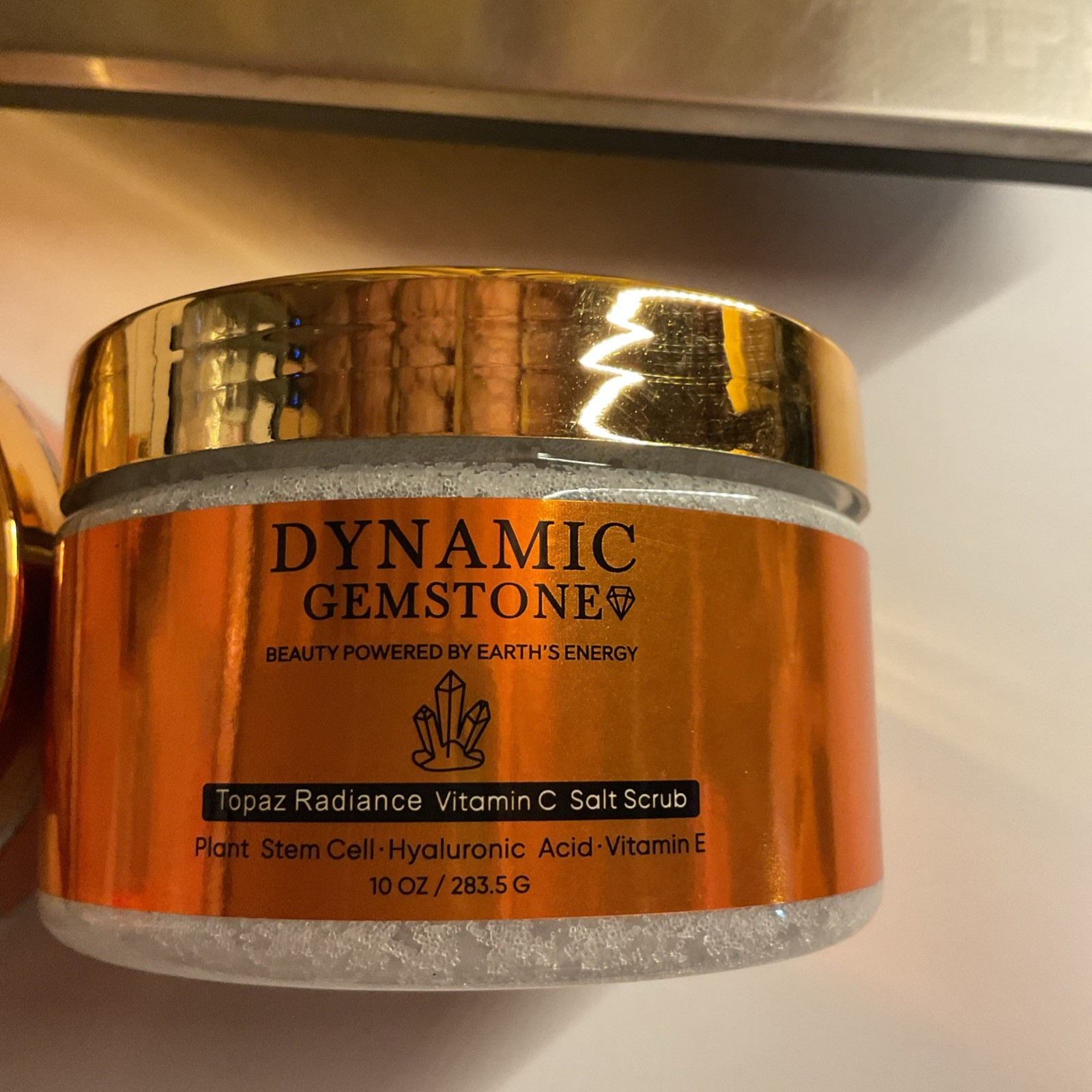 Dynamic Gemstone, Topaz, Radiance, Vitamin C Salt Scrub New