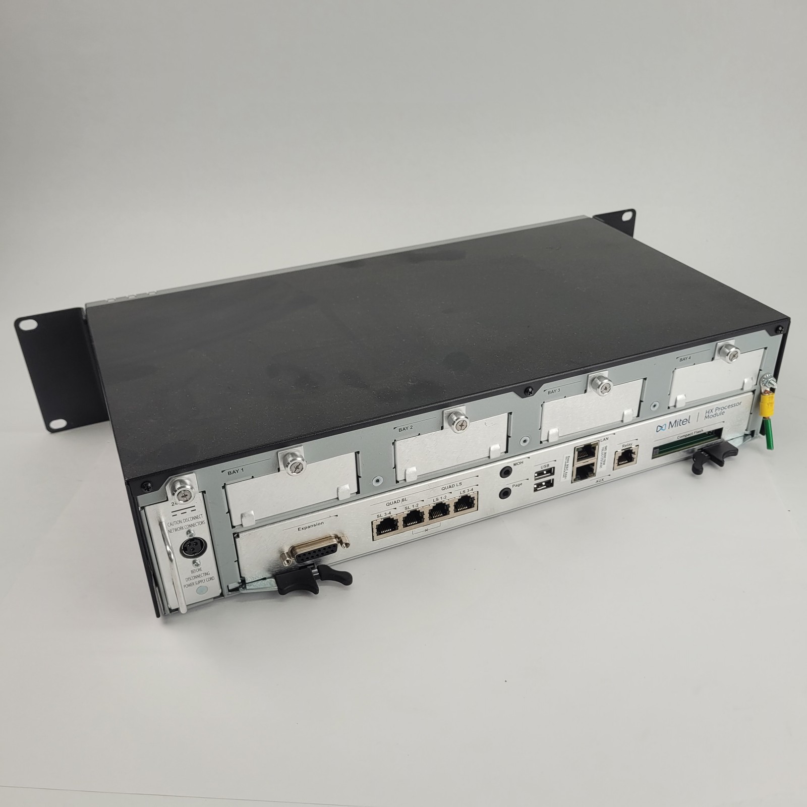 Mitel 50006791 5000 HX Processor Module Controller Base Rack, 24VDC, 6A. - USED