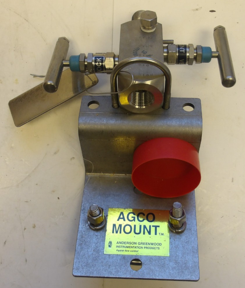 PENTAIR P/N:M251VIS-44F-AMS-HD-SP 2 VALVE BLOCK AND BLEED INSTRUMENT GAUGE