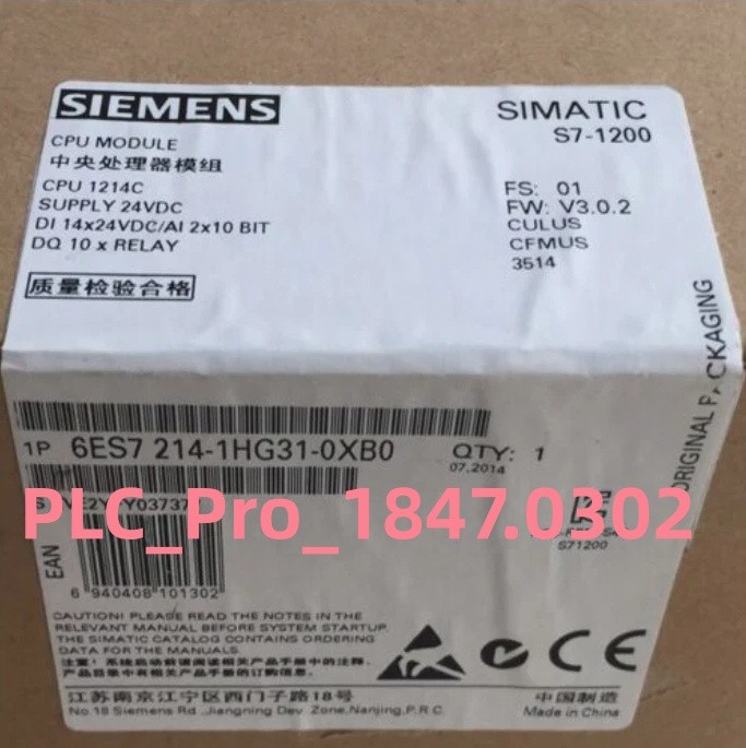 6ES7214-1HG31-0XB0 1PCS Brand New SIEMENS 6ES7 214-1HG31-0XB0 Module  Fast ship