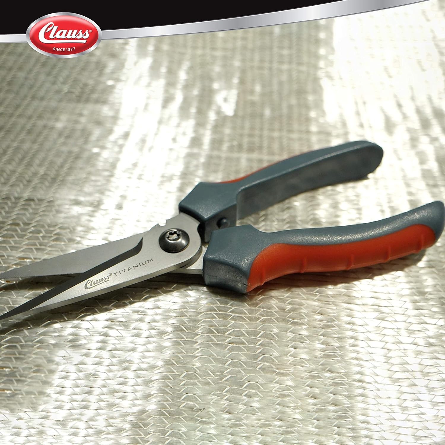 Clauss Titanium Spring Assist Snips 8"