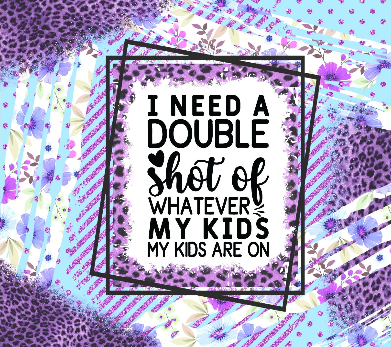 Double Shot,  Mouse Pad, Sublimated, Can Personalize, Made to Order (mp136)