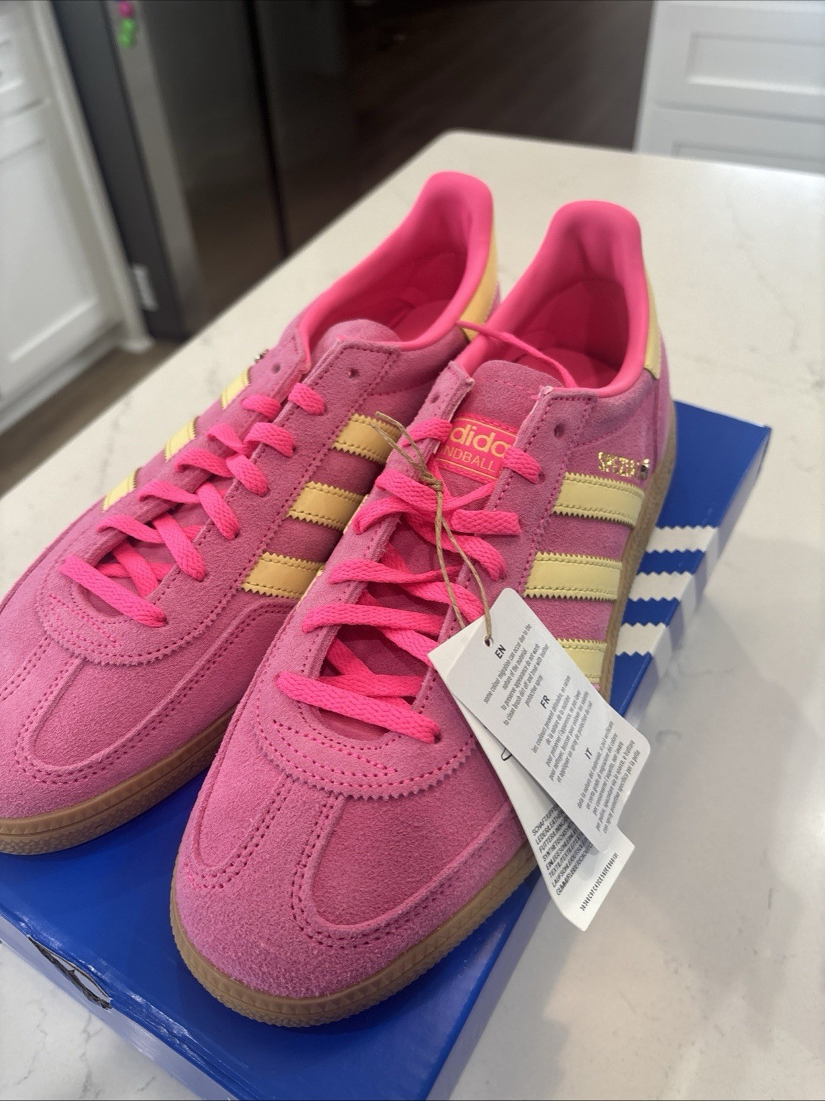Adidas Originals Handball Spezial Women's 10 IH9213 Pink Suede Casual Shoes