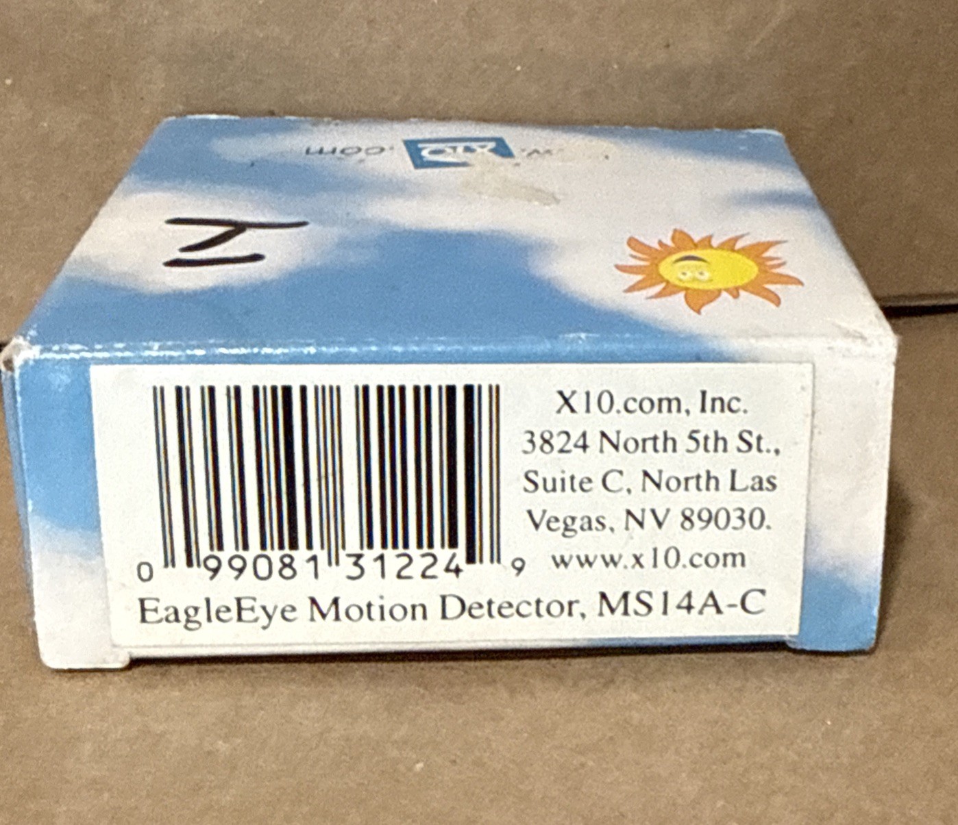 X-10 Automated Home Eagle Eye Motion Sensor Outdoor Model MS14A New In Box