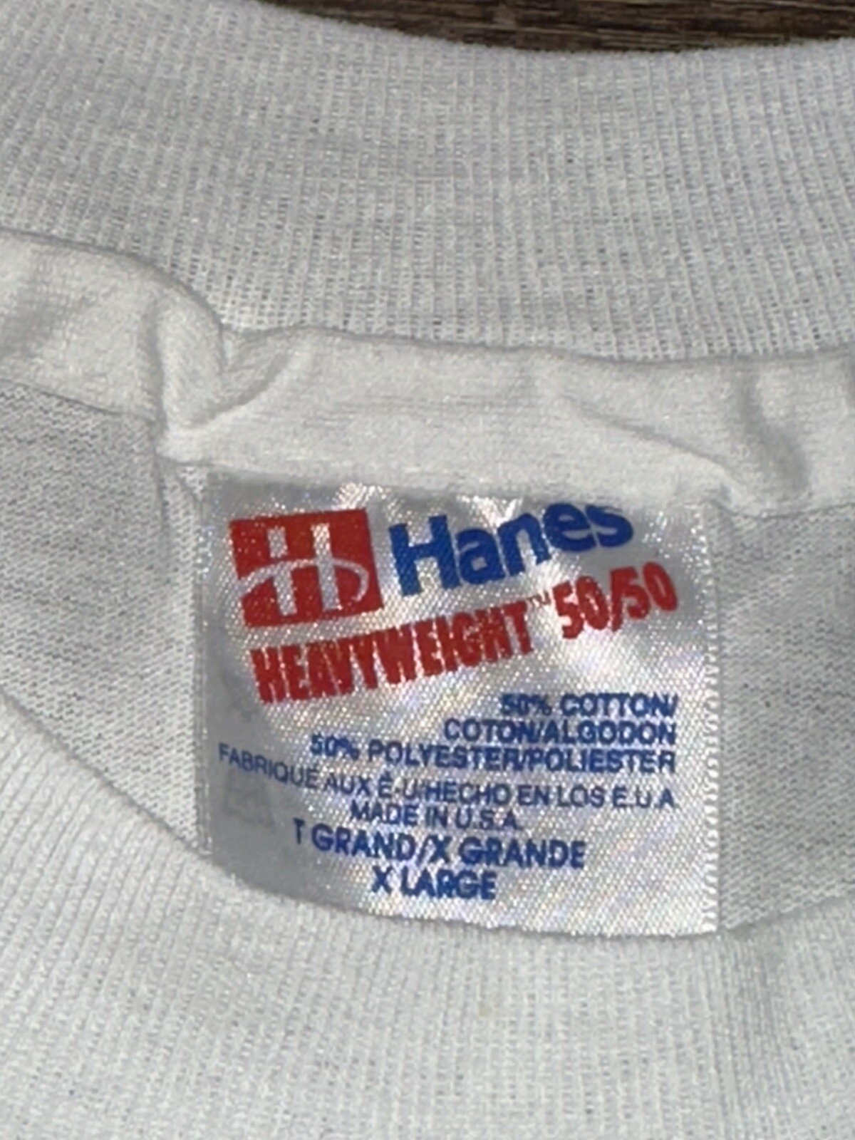 VTG 1993 Waterloo Diamonds T-Shirt Men's XL White Single Stitch Hanes 50/50 USA