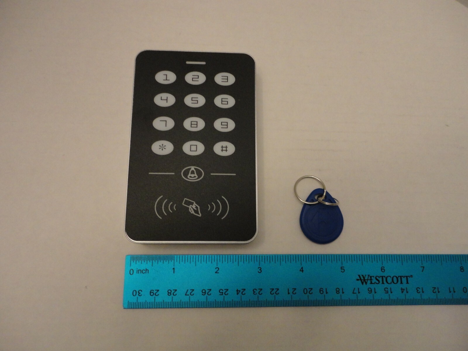 Electric Doorbell Access Control System Keypad Keyfob PIN Pad Code Entry Gate A1