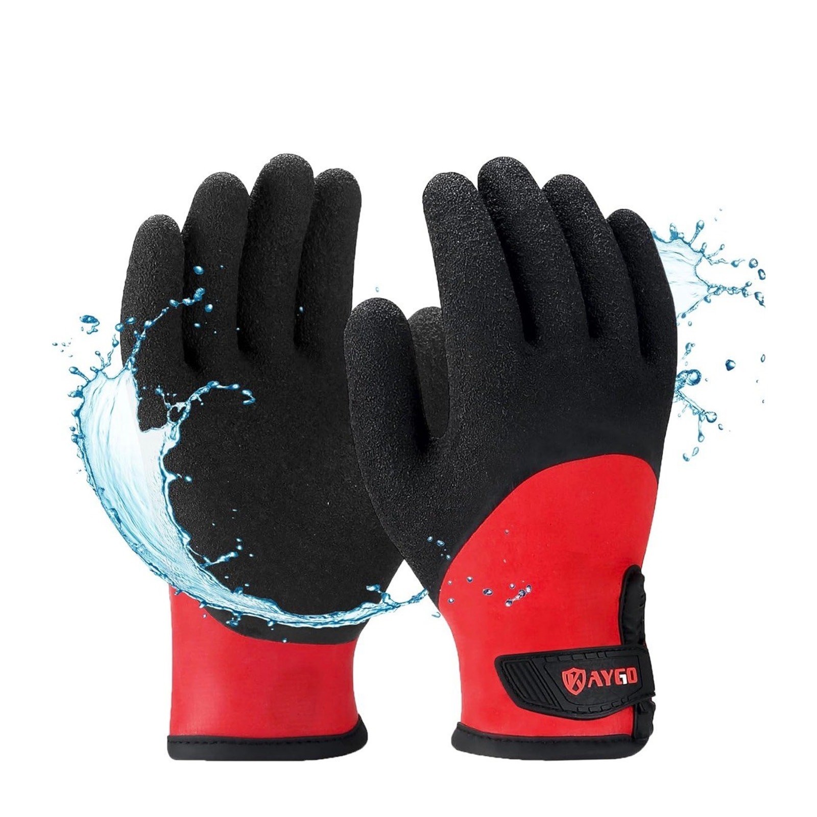 NWT Kaygo Winter Waterproof Thermal Work Gloves Insulated Liner Size Large