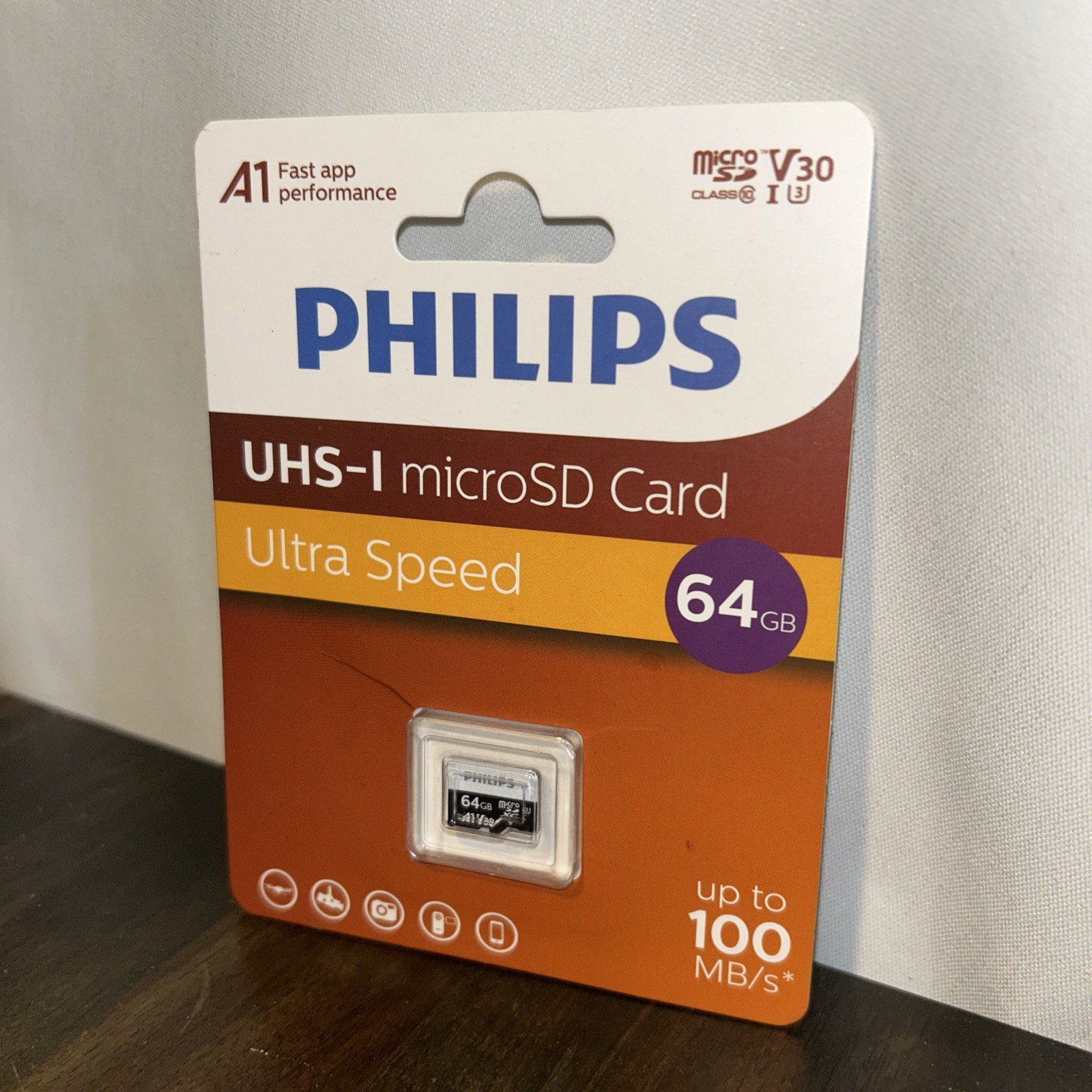 PHILIPS UHS-I MicroSD Card Ultra Speed 64GB FM32TF064B/93 **ULTRA SPEED**!!
