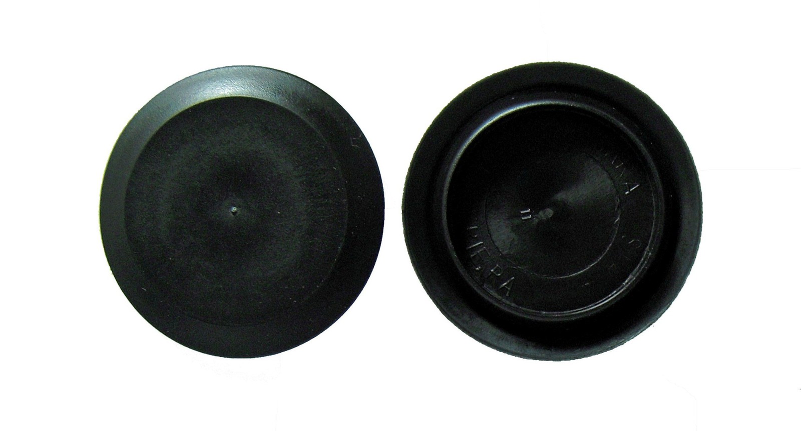 3/4" 0.75 inch Flush Mount Black Plastic Body and Sheet Metal Hole 25,