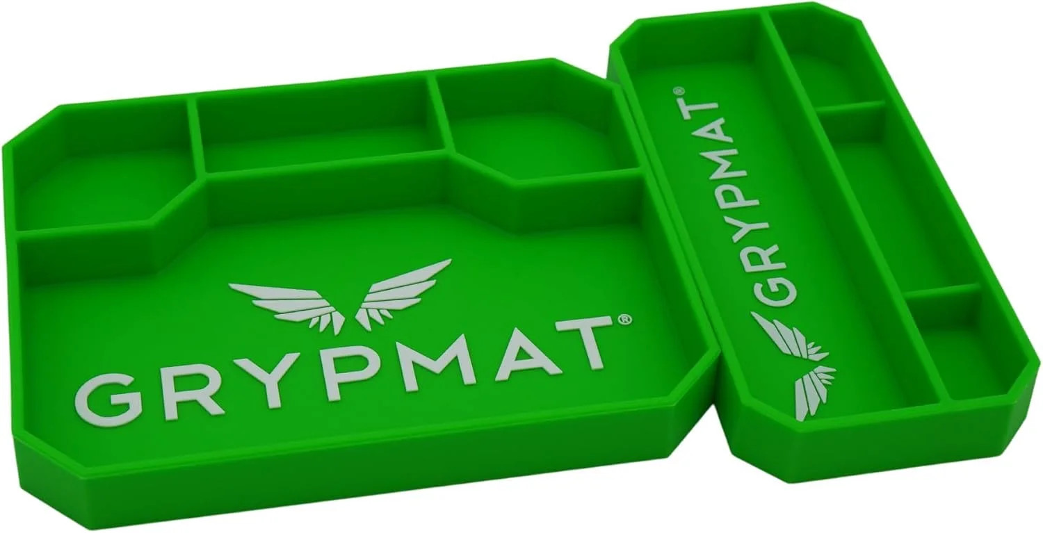 Grypmat Plus Grip Mat for Mechanics - Non-Slip Flexible Silicone Tool Tray - Too