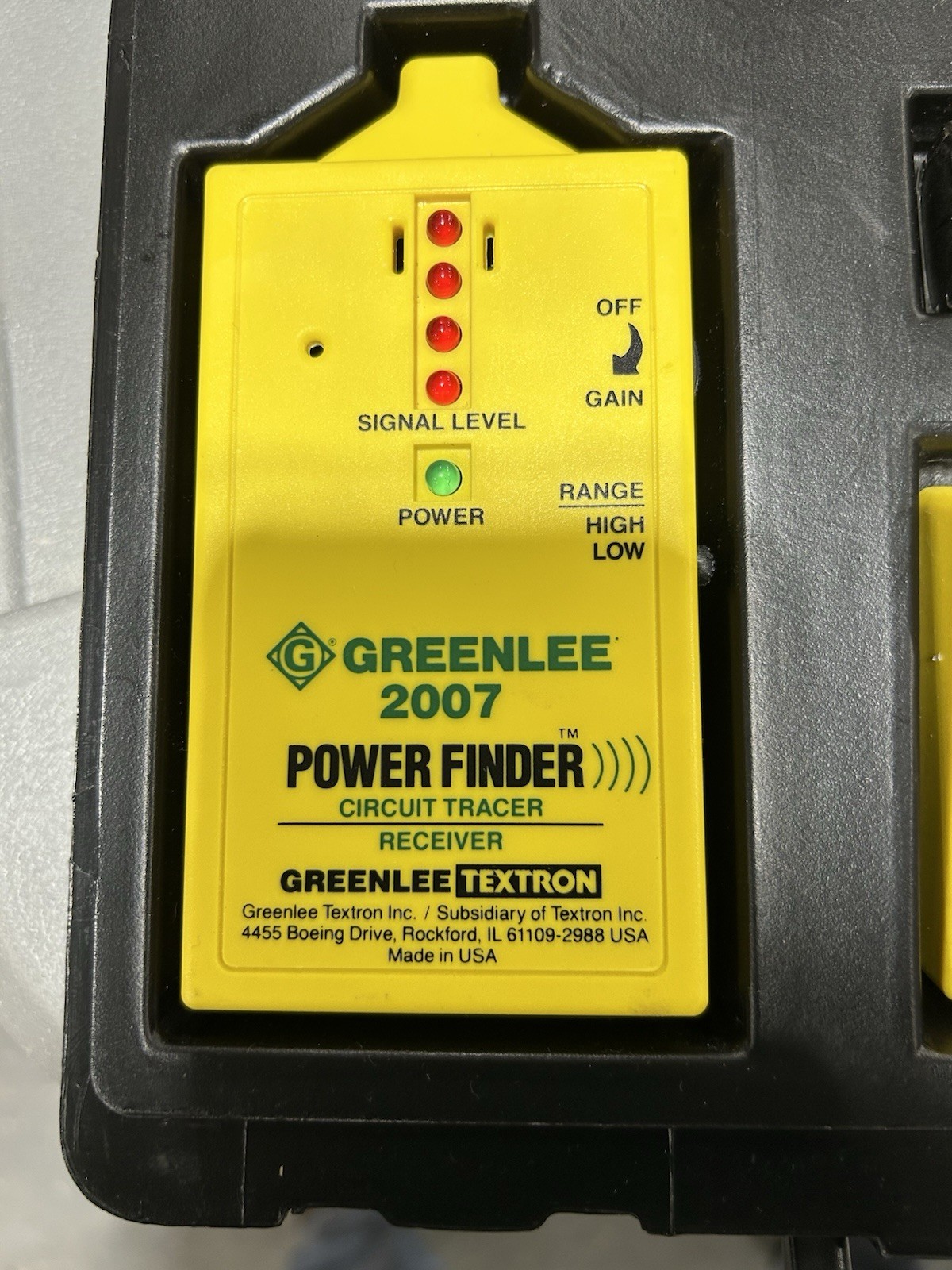 Greenlee Model 2007 Power Finder Circuit Tracer