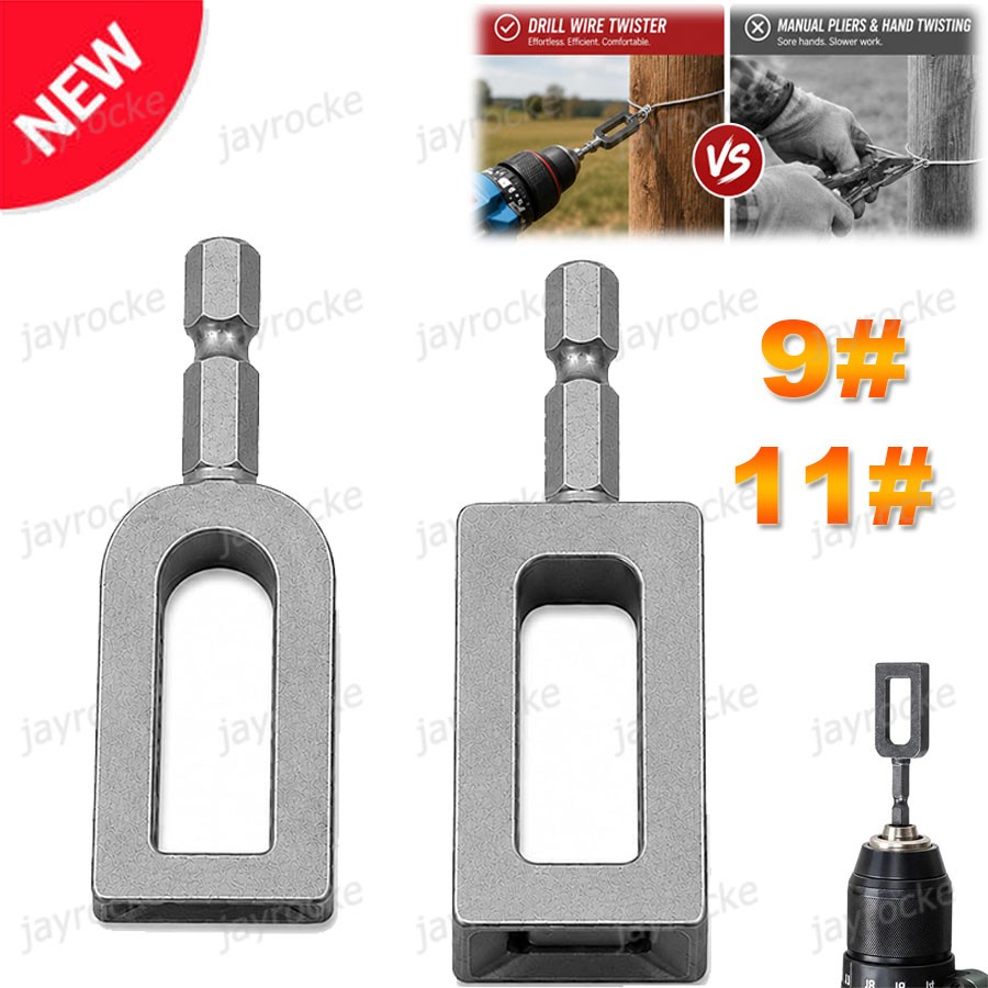Professional Steel Electric Wire Twisting Tool for Drill Fencing, Rebar Tying