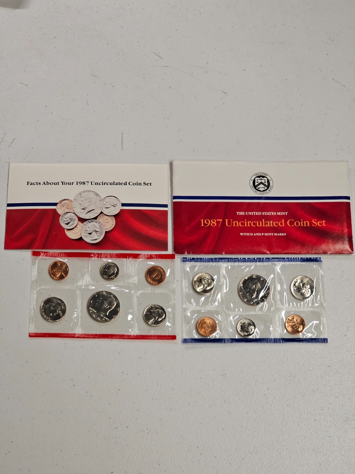 1987 Uncirculated Coin Set U.S Mint Original Government Packaging OGP