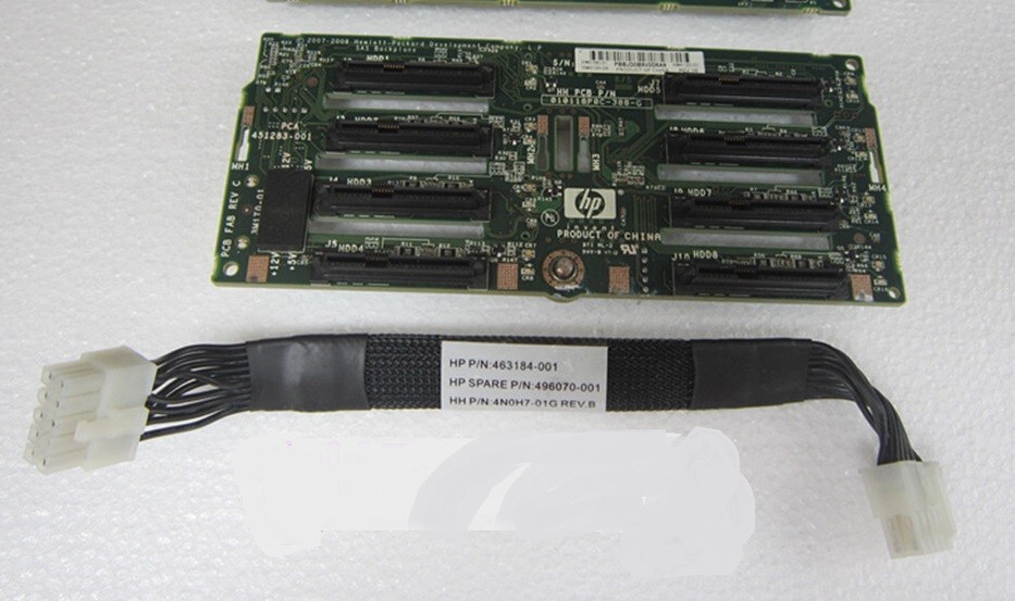 HP 507690-001 SAS HDD Hard Drive Backplane Board ProLiant DL380 G6 G7