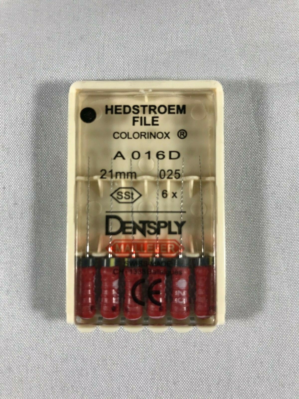 Dentsply Maillefer H-file Endodontic stainless steel 21mm All sizes 30 files/pk