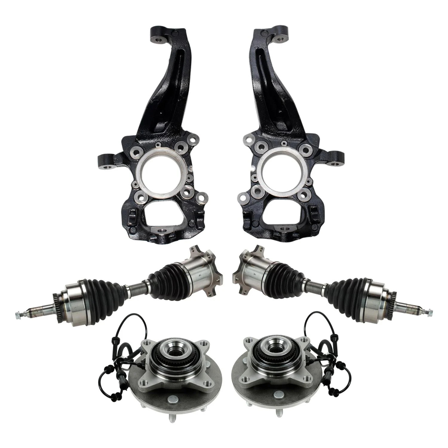 TRQ PSA27246 Axle Shaft & Suspension Kit For Ford F-150 04-05 Front 2L1Z3B436BB