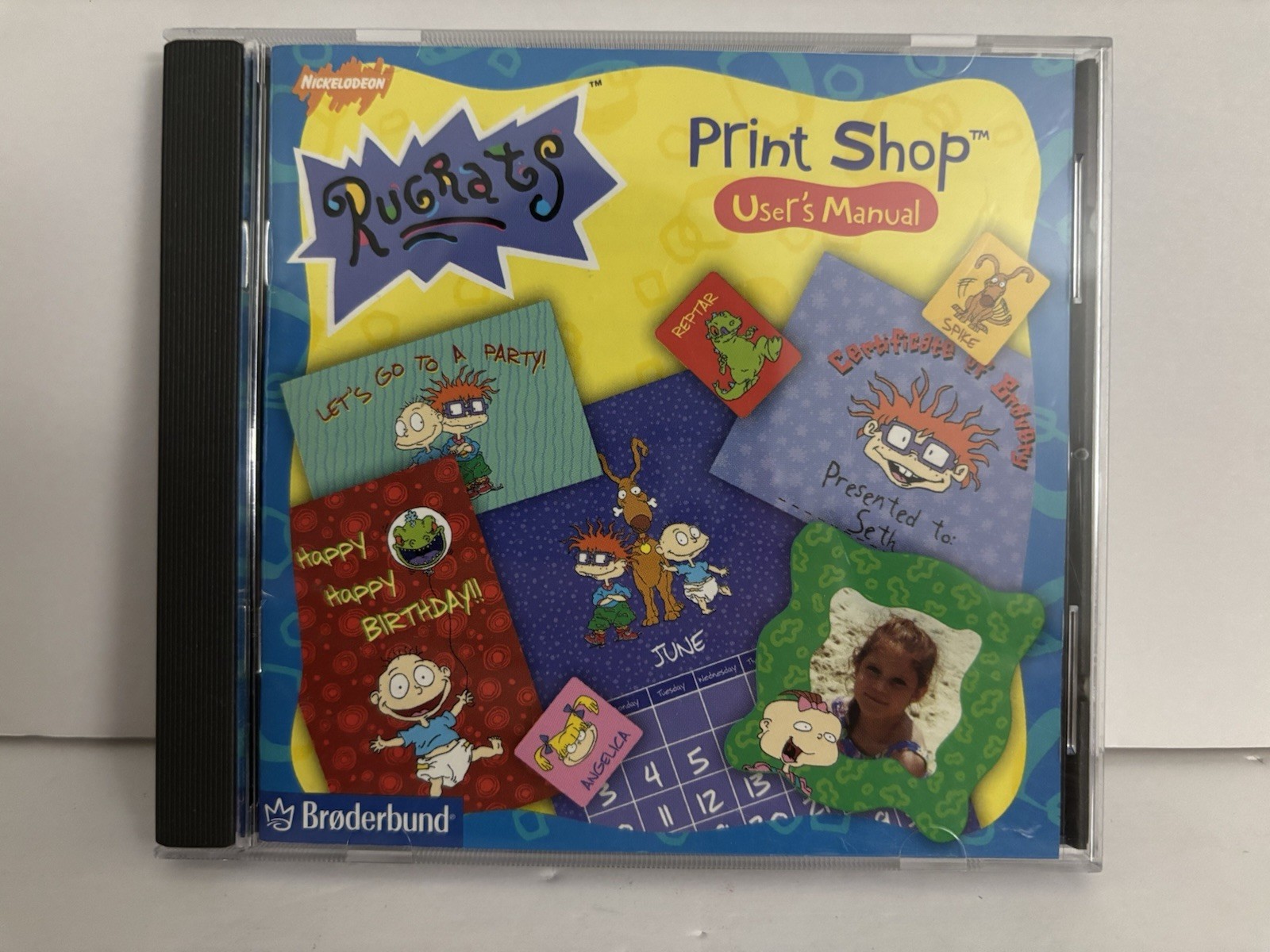 Rugrats Print Shop (Ages 6-12) (PC-CD, 1998) for Windows - Tested
