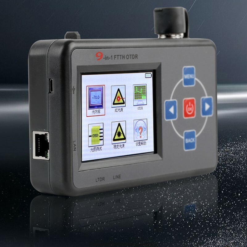 9 IN 1 Optical Time Domain Reflectometer 1610nm SC Fiber Optic Connector Tester