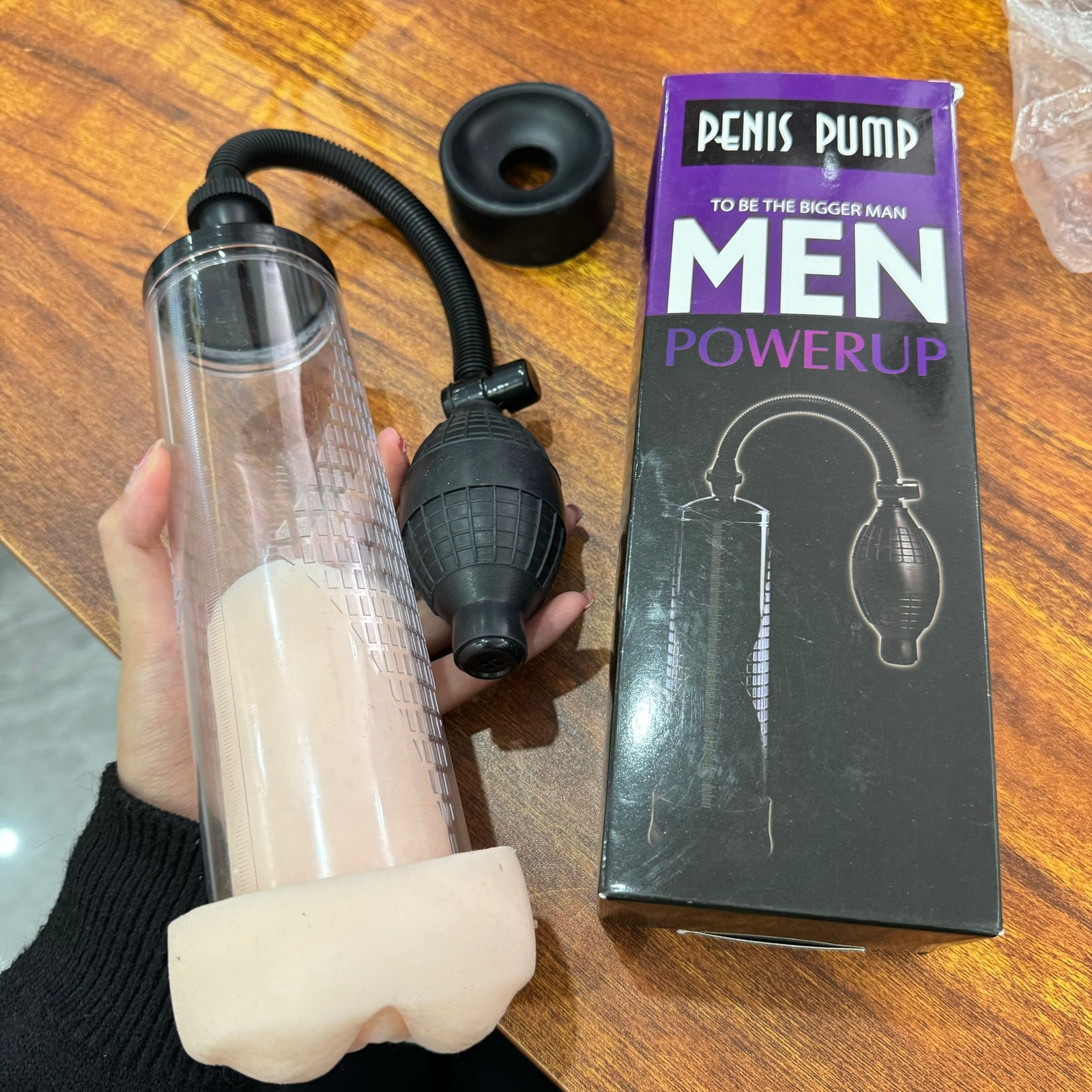 Male Vacuum Penis Pump Enlarger Enhancer Penis Enhancement Power Up for Men US