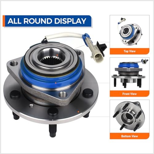 Front Pair 513179 Wheel Bearing & Hub Assembly Compatible with Buick,