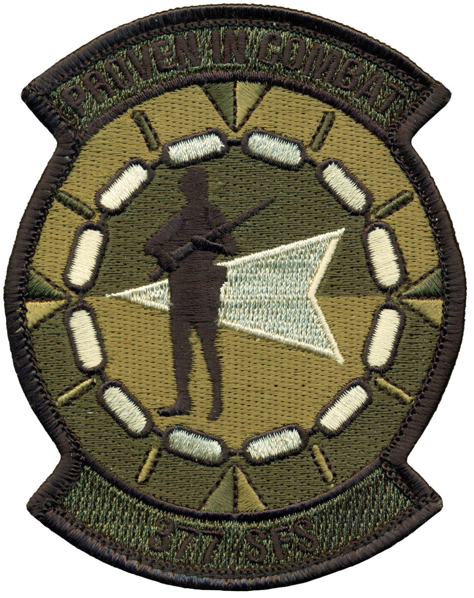 USAF 377th SECURITY FORCES SQUADRON PATCH - OCP