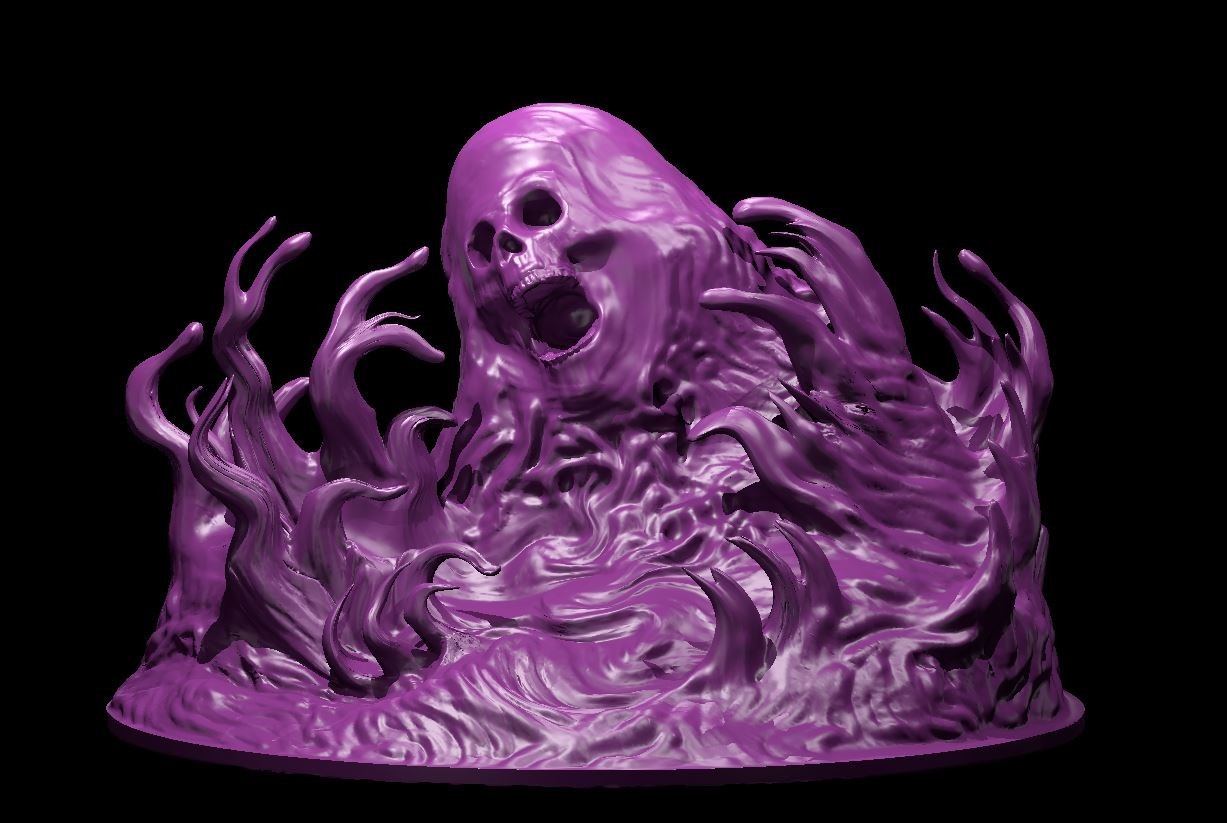 Blob of Annihilation Ooze Jelly Monster Manual 28mm Scale DND D&D Tabletop Mini