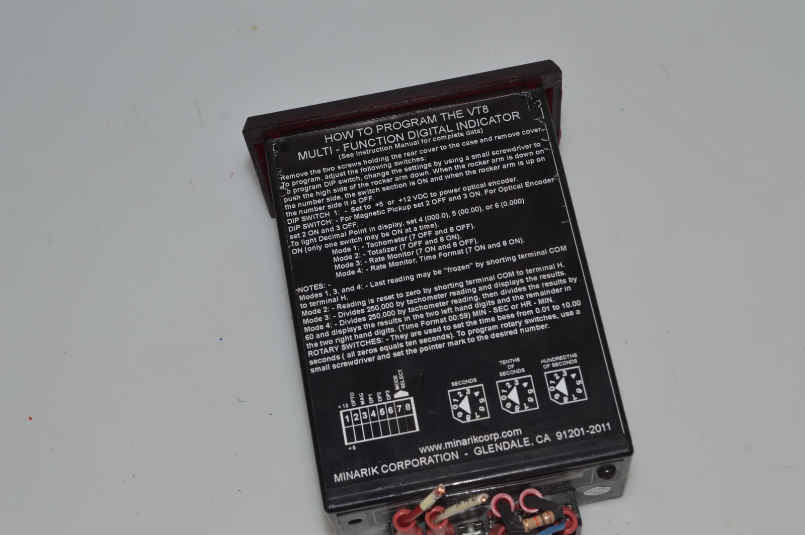 *TC* MINARIK VT8 MULTI-FUNCTION DIGITAL INDICATOR (ADJ49)