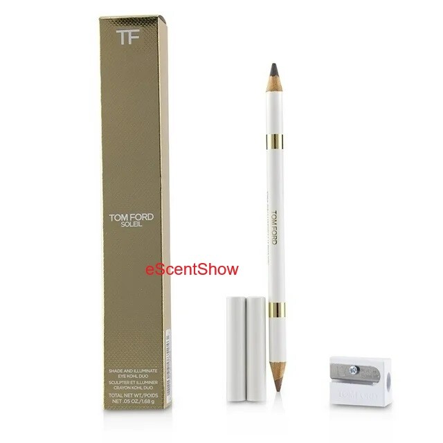 TOM FORD SOLEIL SHADE AND ILLUMINATE EYE KOHL EYELINER DUO F/S W/ SHARPENER NIB