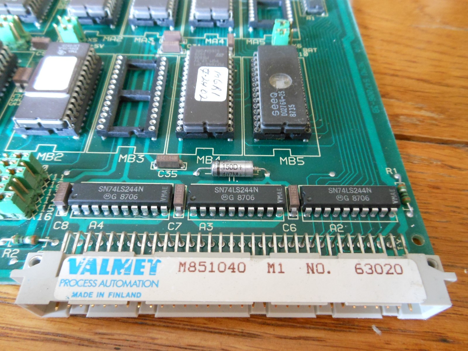 Valmet Process Automation M851040 MEMU RAM memory    Metso 63020