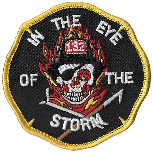 New York City Ladder 132 In the Eye of the Storm Fire Patch