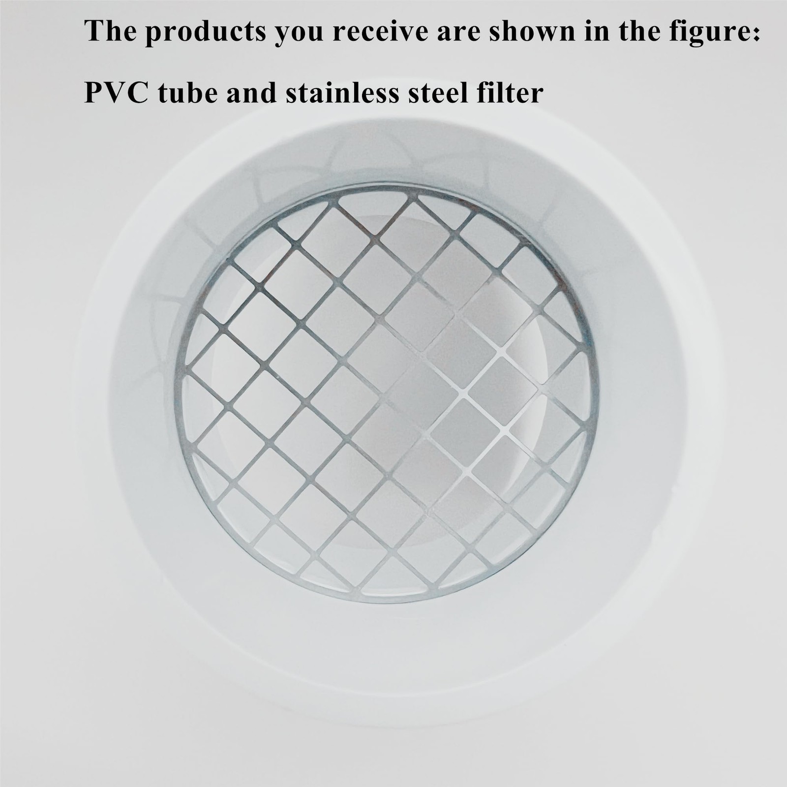 3" PVC Vent Cap with Stainless Fits Standard Pipe, 0 Degrees