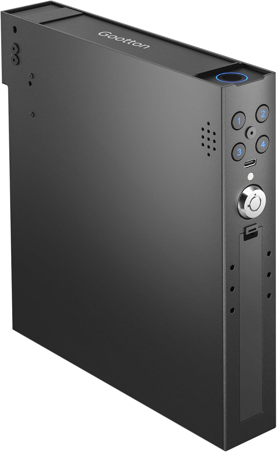 Vehicle Gun Safe for Handgun with Fingerprint, Biometric Car SUV Truck Gun Safe