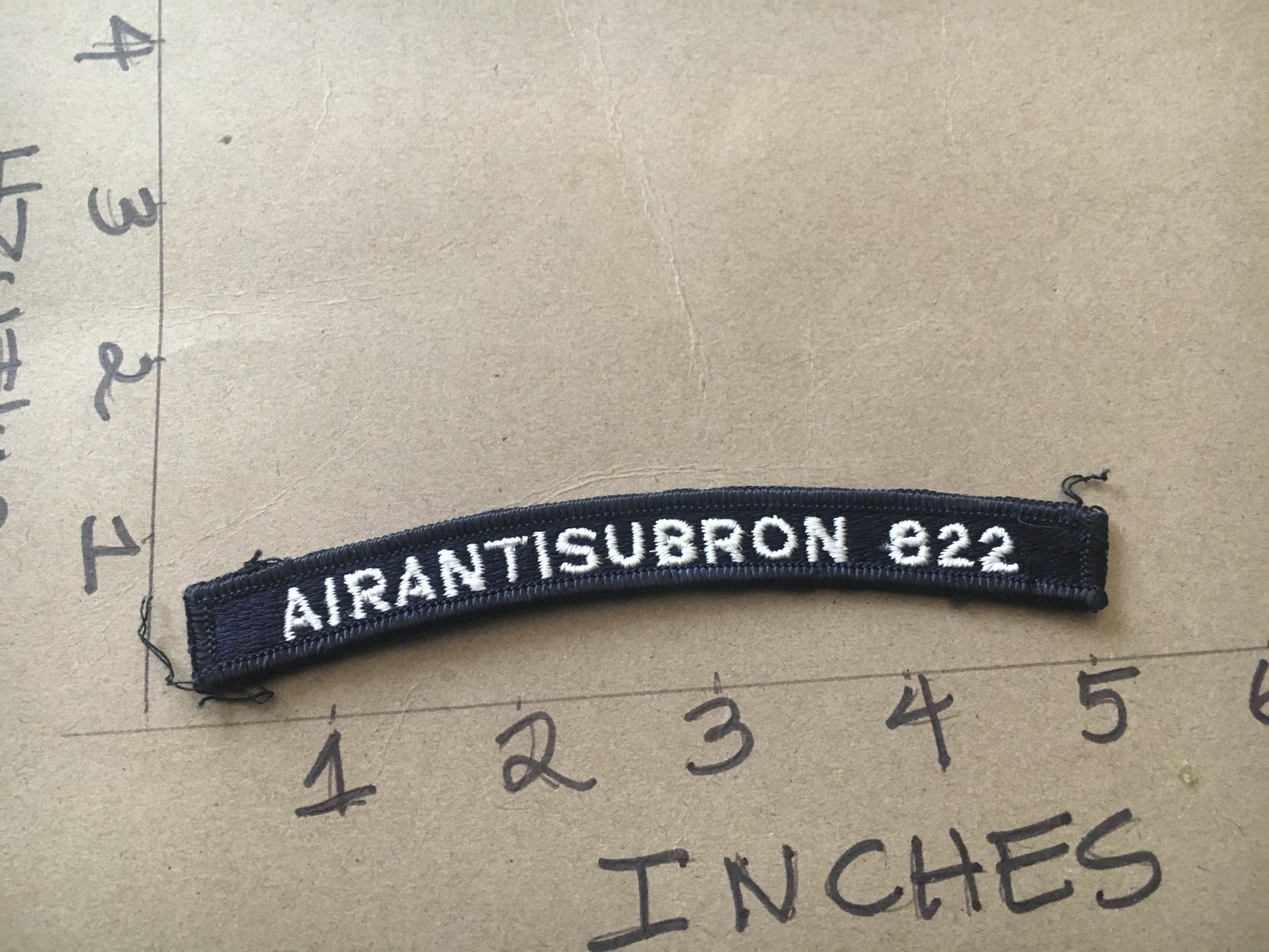 US NAVY SHOULDER STRIP TAB *** rocker *** Patch Airantisubron 822